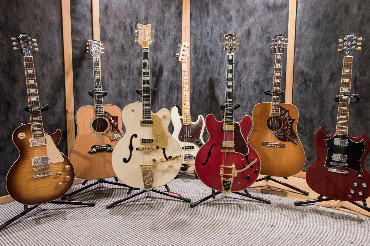 Perth recording studio guitar range on offer